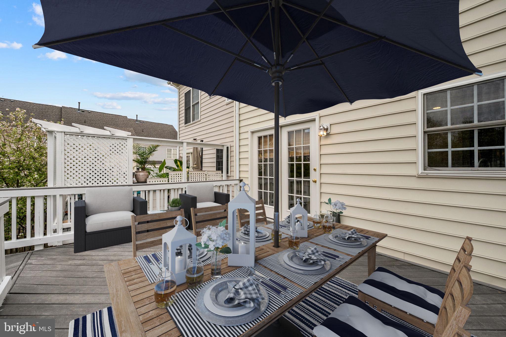 6204 Conklin Way Haymarket, VA 20169 - Photo 43 of 88 Deck, virtually staged