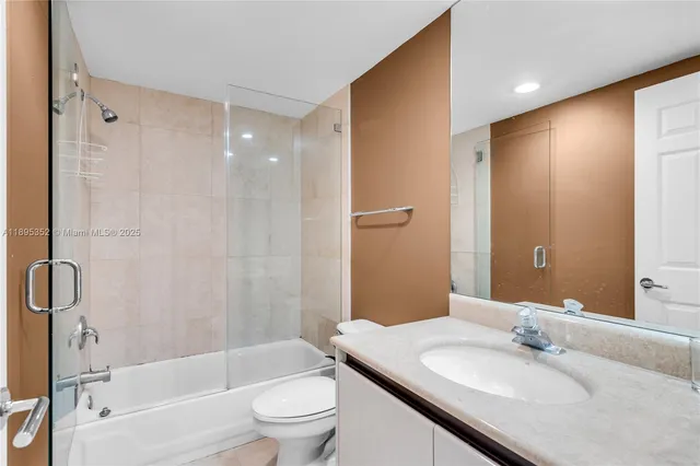 a view of a city with tall buildings