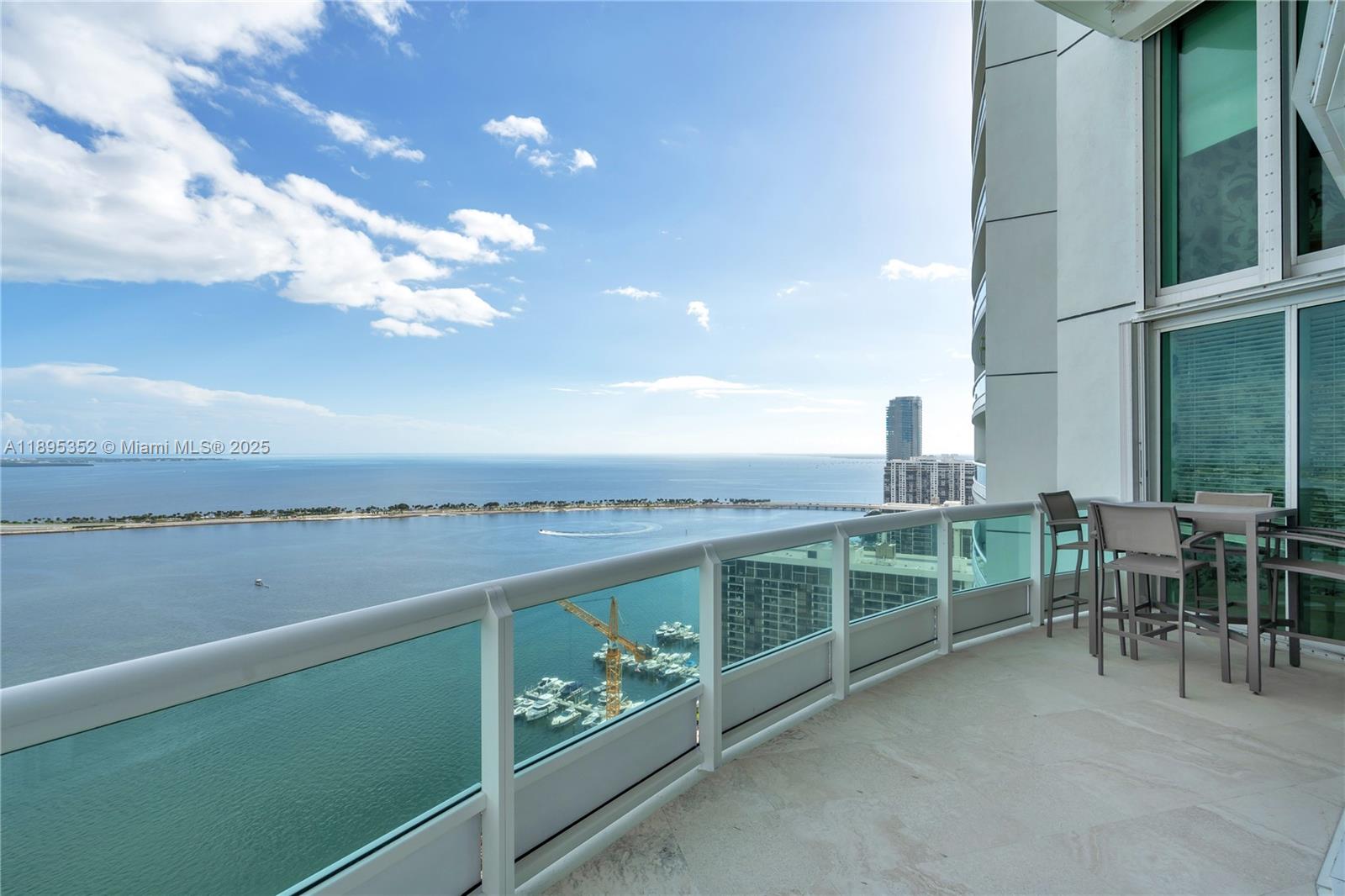 1643 Brickell Avenue, Unit 3501 Miami, FL 33129 - Photo 58 of 91 a view of a balcony with city view
