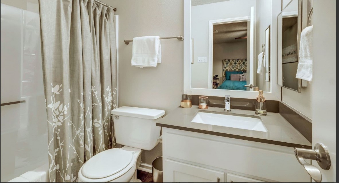 1338 Christopher Avenue, Unit 1230 Round Rock, TX 78681 - Photo 10 of 13 Full bathroom with ensuite bath and vanity