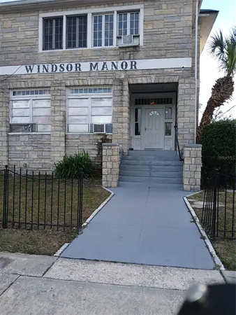 a view of front door