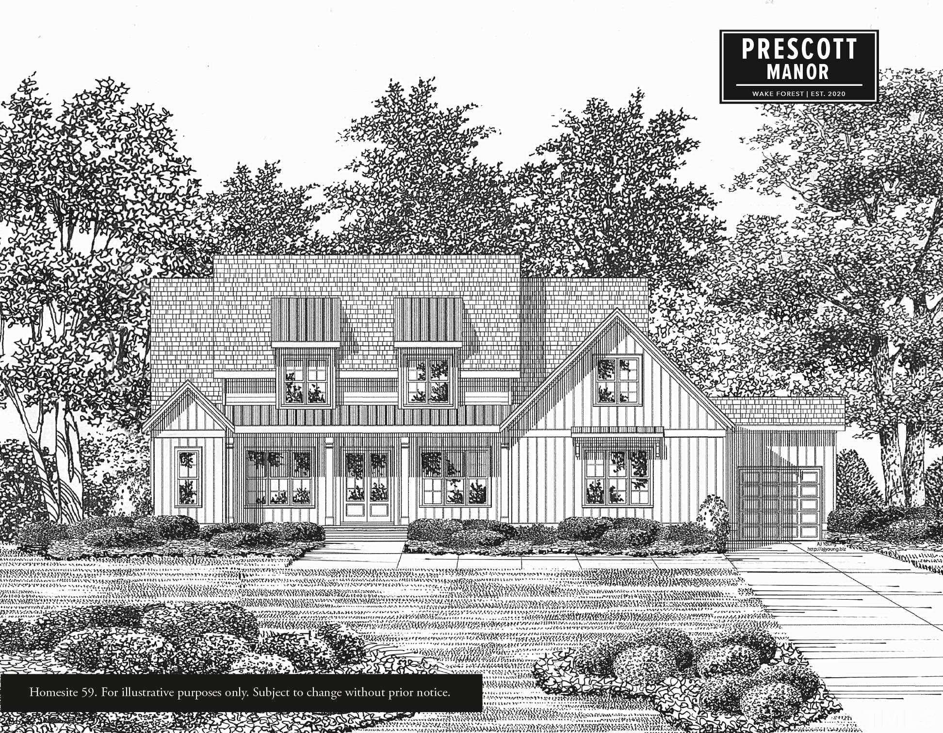 1008 Harrison Ridge Road Wake Forest, NC 27587 - Photo 2 of 4 a front view of a house with a yard