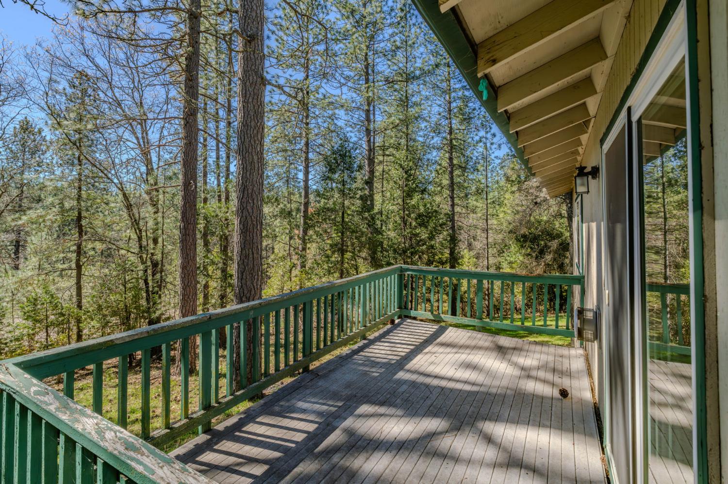 14371 Tobacco Road Pine Grove, CA 95665 - Photo 24 of 38 a balcony with trees in front of it
