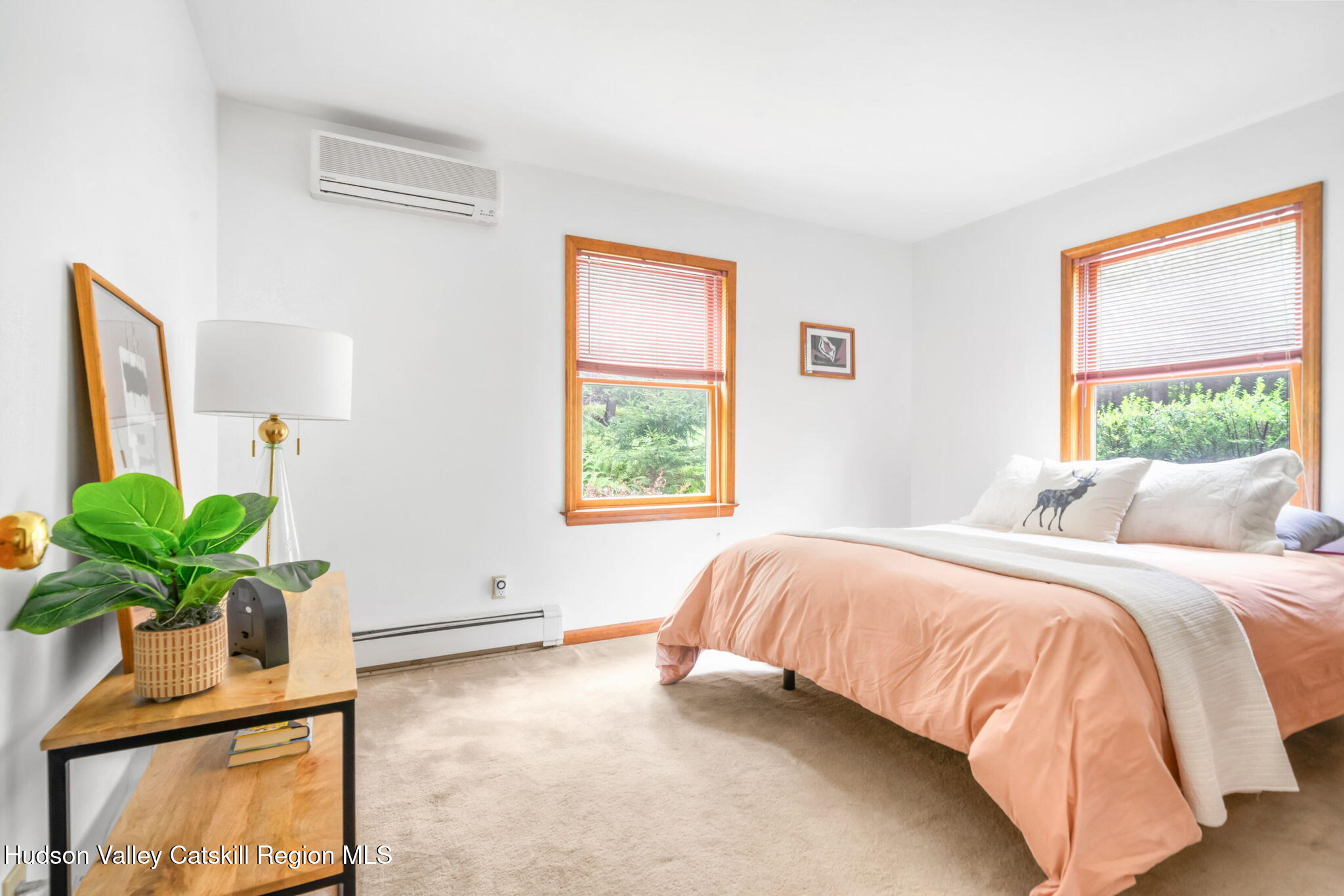 650 Beaverkill Road Olivebridge, NY 12461 - Photo 19 of 31 a bedroom with a bed potted plant with the window