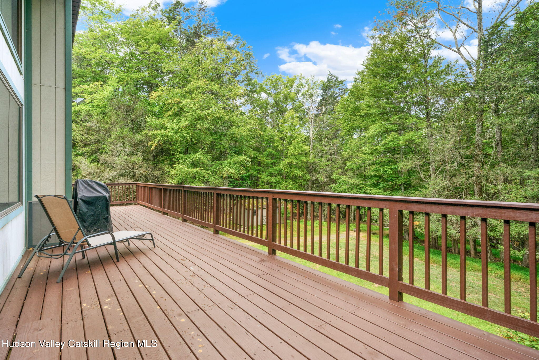 650 Beaverkill Road Olivebridge, NY 12461 - Photo 25 of 31 a view of balcony with furniture and wooden floor