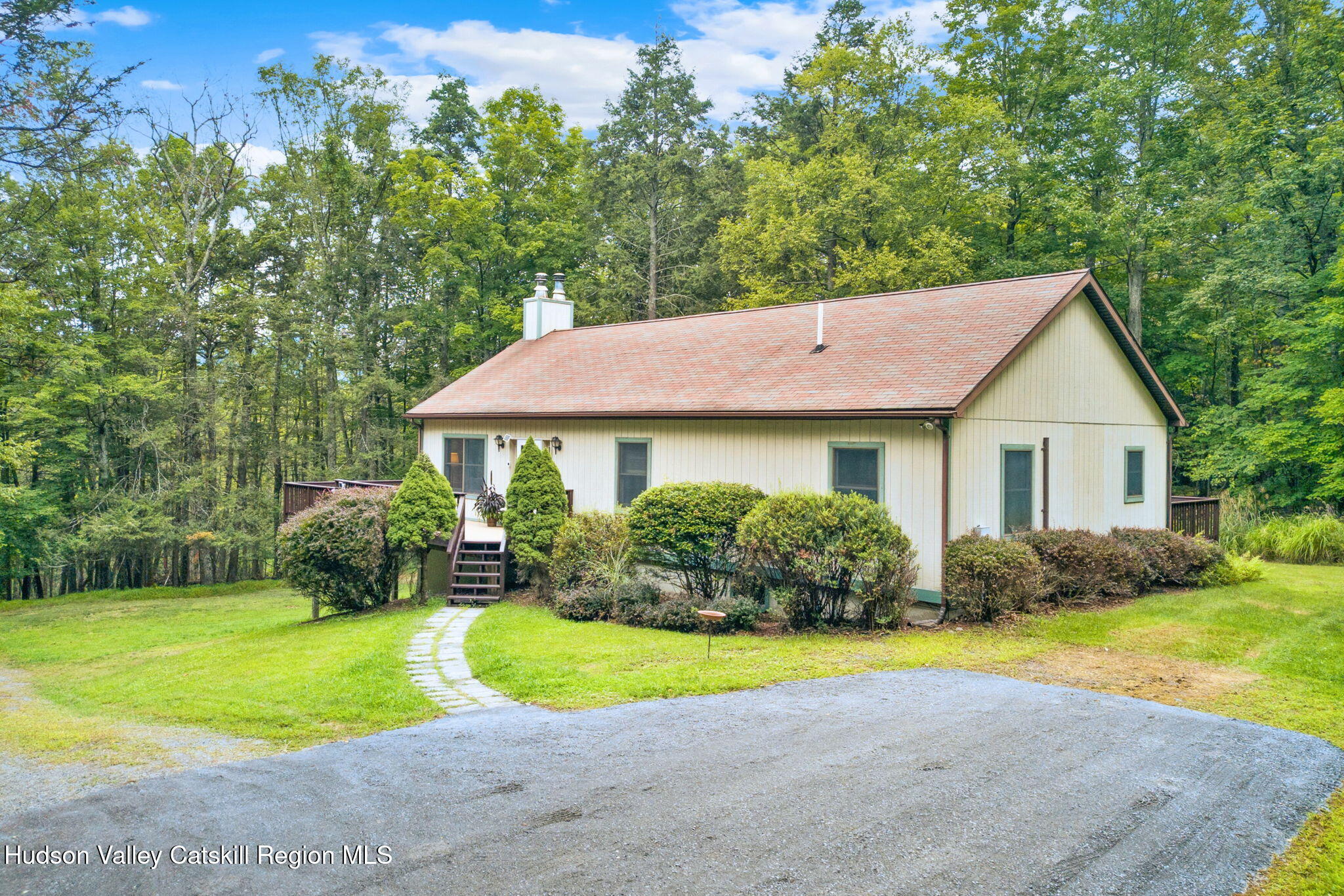 650 Beaverkill Road Olivebridge, NY 12461 - Photo 3 of 31 a view of outdoor space yard and swimming pool