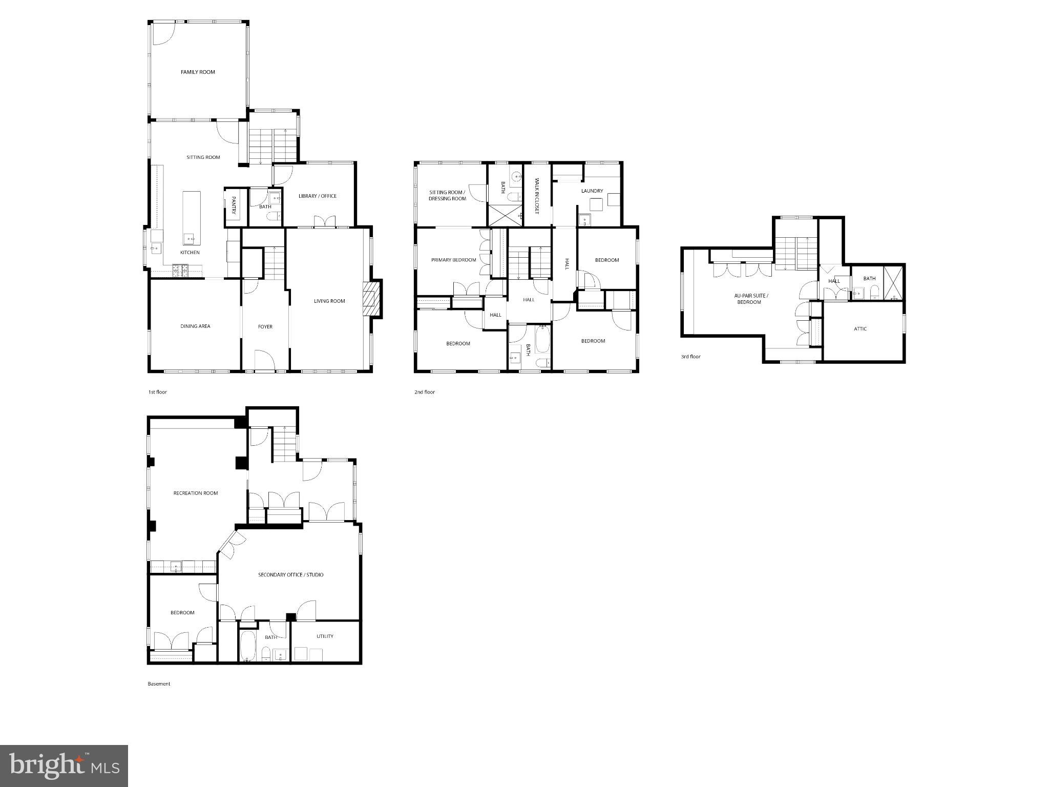 3707 Military Road Northwest Washington, DC 20015 - Photo 42 of 42 Floor Plan