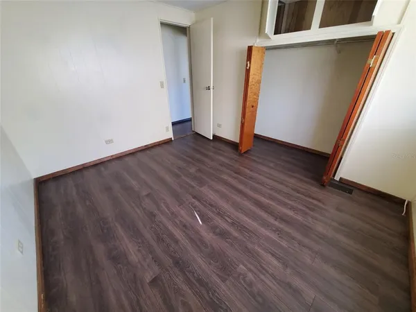 wooden floor in an empty room