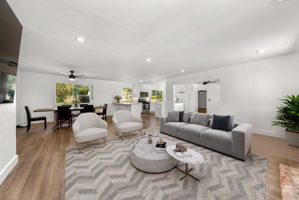 1740 Wind River Road El Cajon, CA 92019 - Photo 16 of 35 a living room with furniture and a flat screen tv