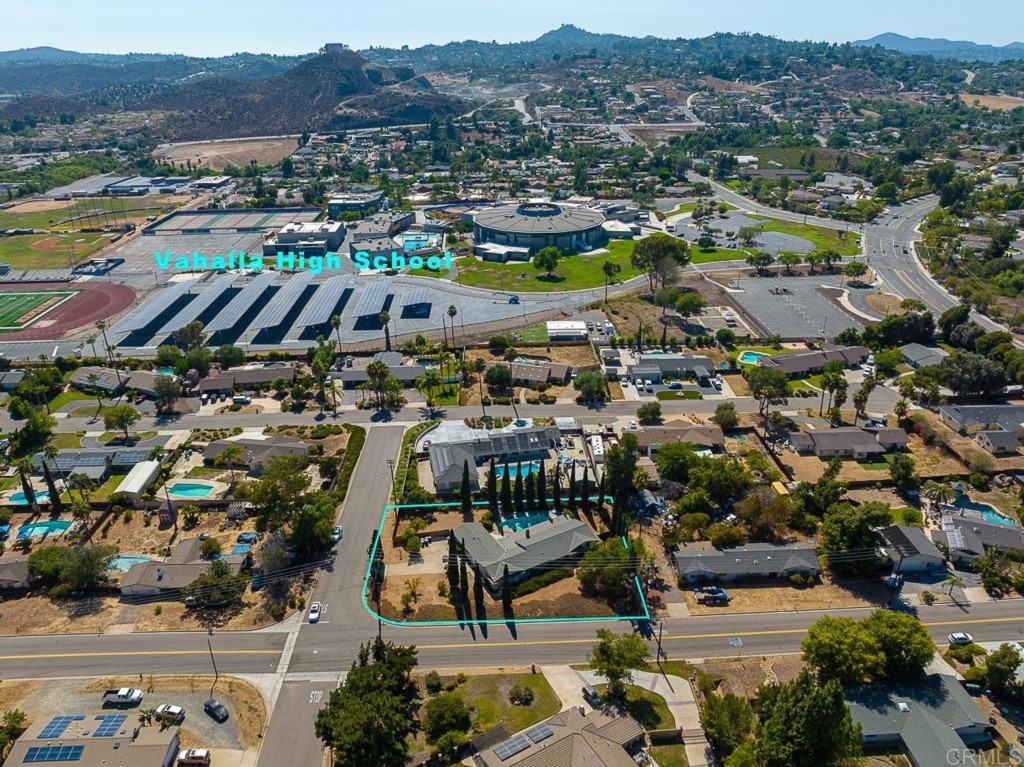 1740 Wind River Road El Cajon, CA 92019 - Photo 34 of 35 an aerial view of residential houses and outdoor space