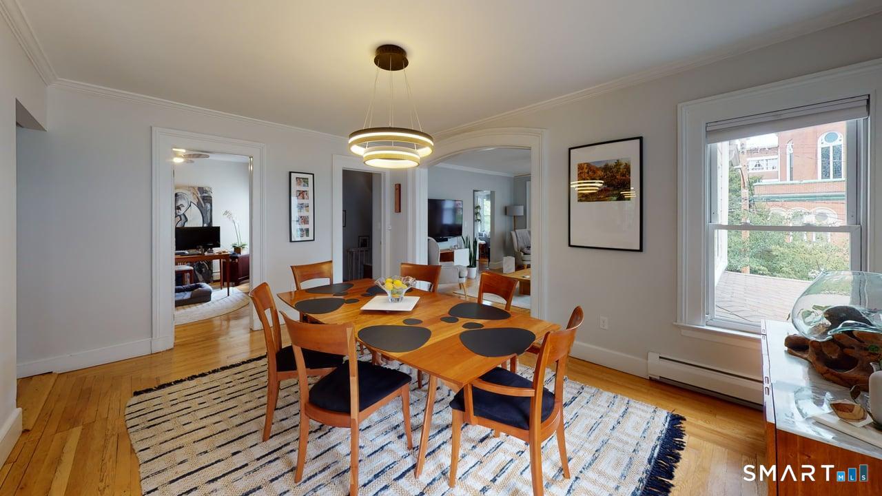 6 Eld Street New Haven, CT 06511 - Photo 21 of 43 a view of a dining room with furniture and a window