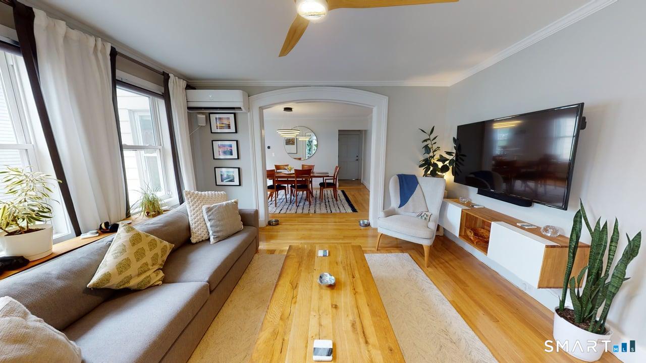 6 Eld Street New Haven, CT 06511 - Photo 39 of 43 a living room with furniture and a flat screen tv