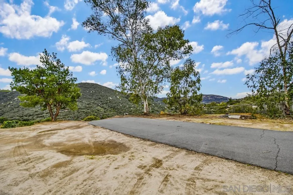 1478 Peutz Valley Road Alpine, CA 91901 - Photo 39 of 63 a view of a yard with yellow lighting