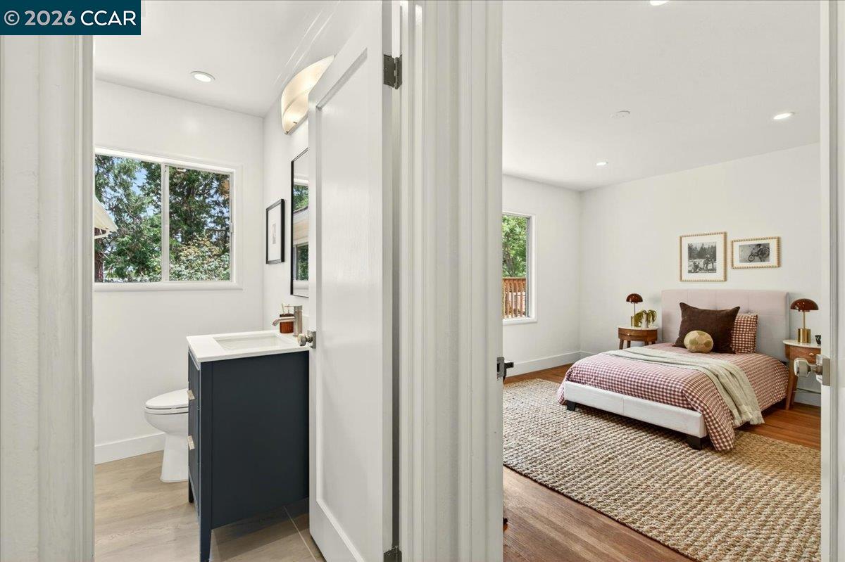 24 Las Vegas Road Orinda, CA 94563 - Photo 26 of 47 a bedroom with a bed and a window
