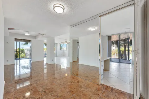 a view of a city with tall buildings