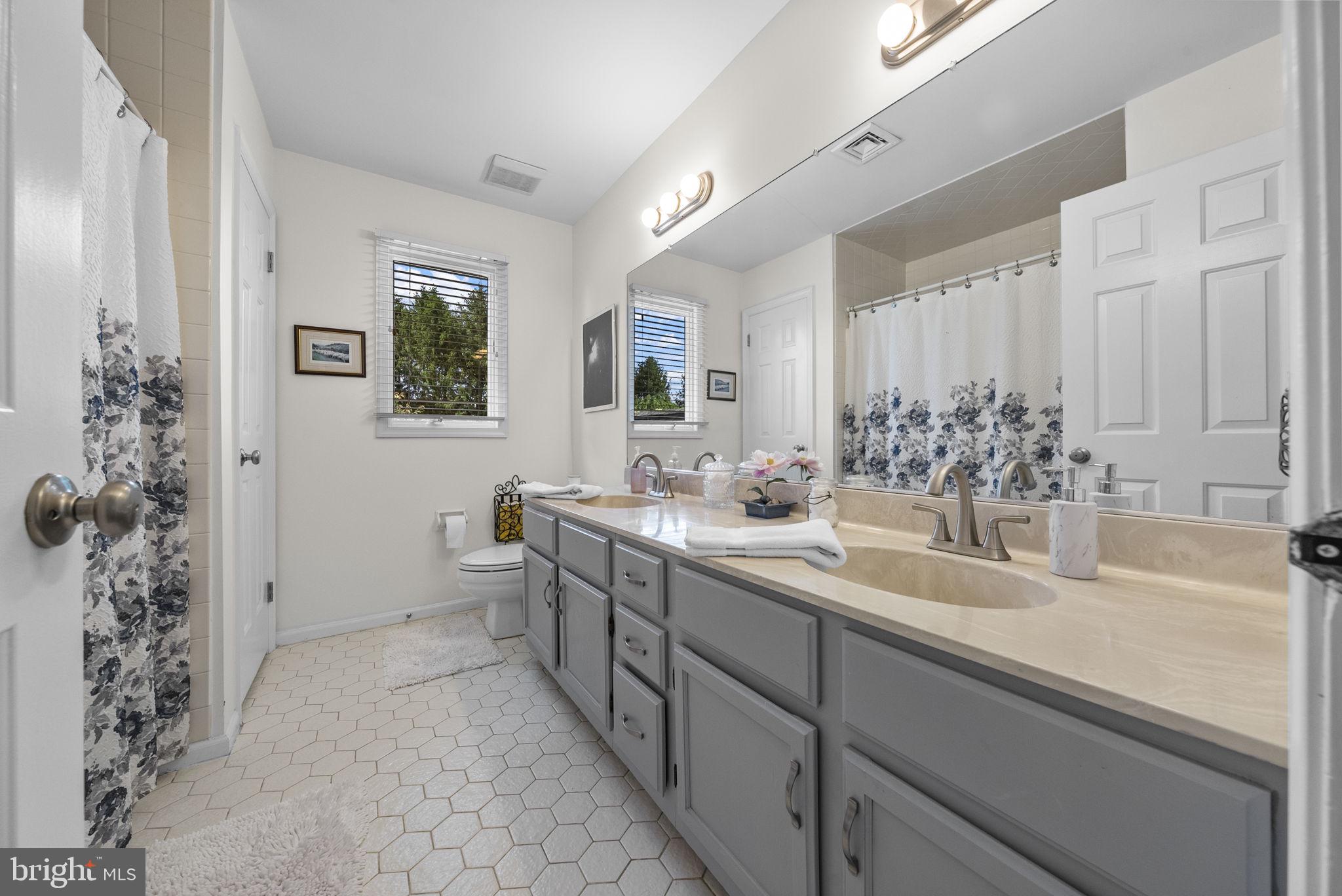 125 Mine Road Pennington, NJ 08534 - Photo 21 of 36 a bathroom with a sink and a mirror