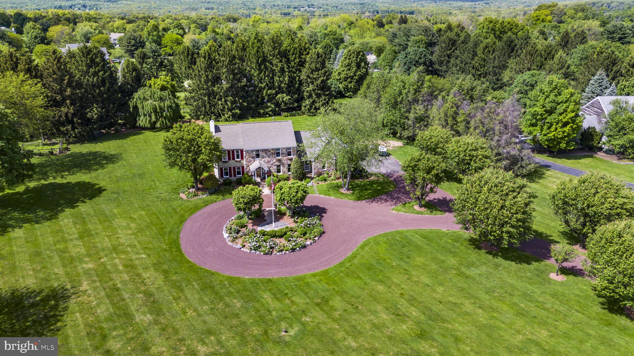 125 Mine Road Pennington, NJ 08534 - Photo 6 of 36 an aerial view of a house