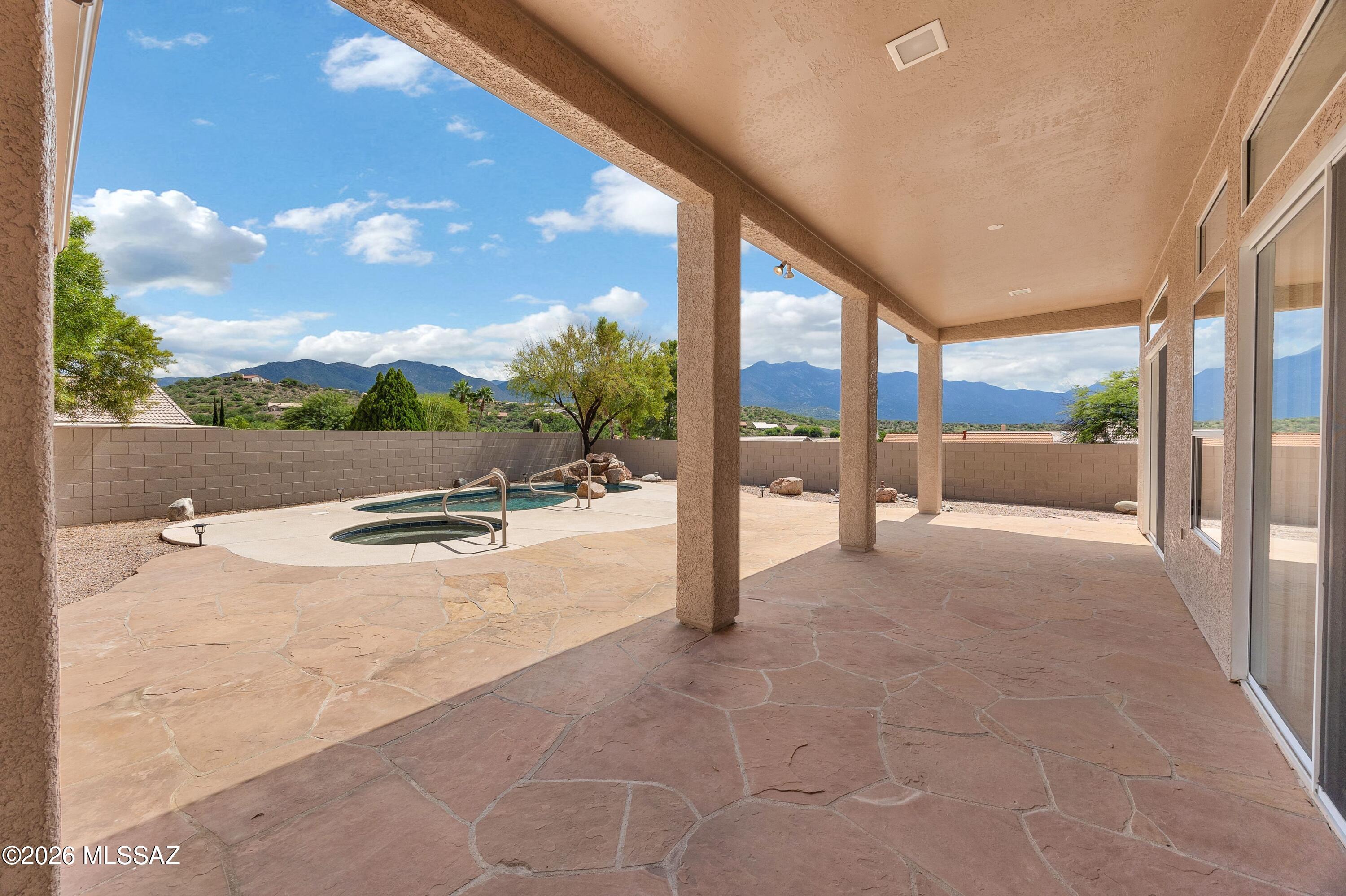 36980 South Ridgeview Court Tucson, AZ 85739 - Photo 42 of 50 Covered Flagstone Patio to enjoy