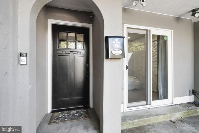 a view of an entryway door