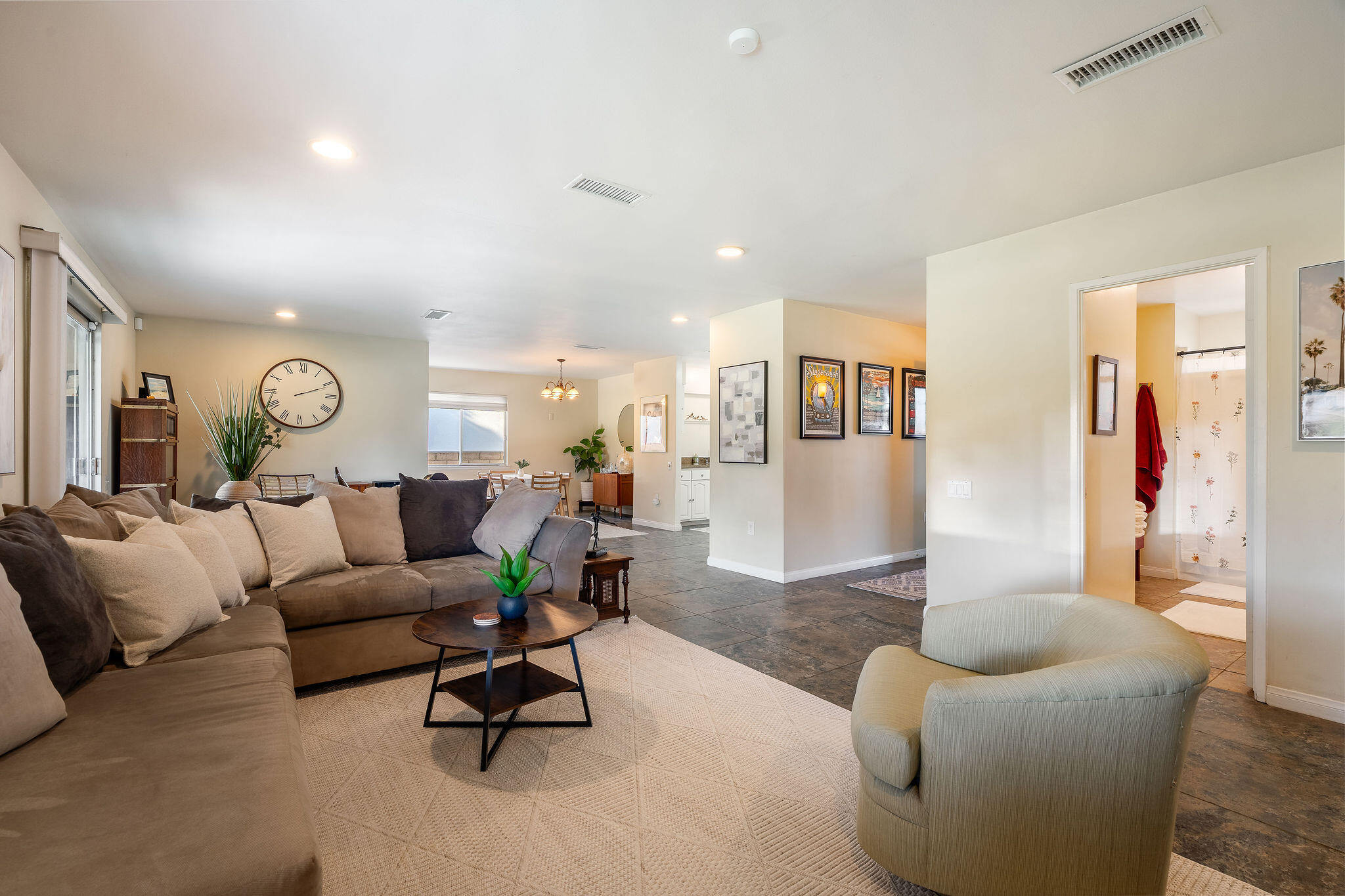 42735 Kansas Street Palm Desert, CA 92211 - Photo 11 of 48 a living room with furniture and wooden floor