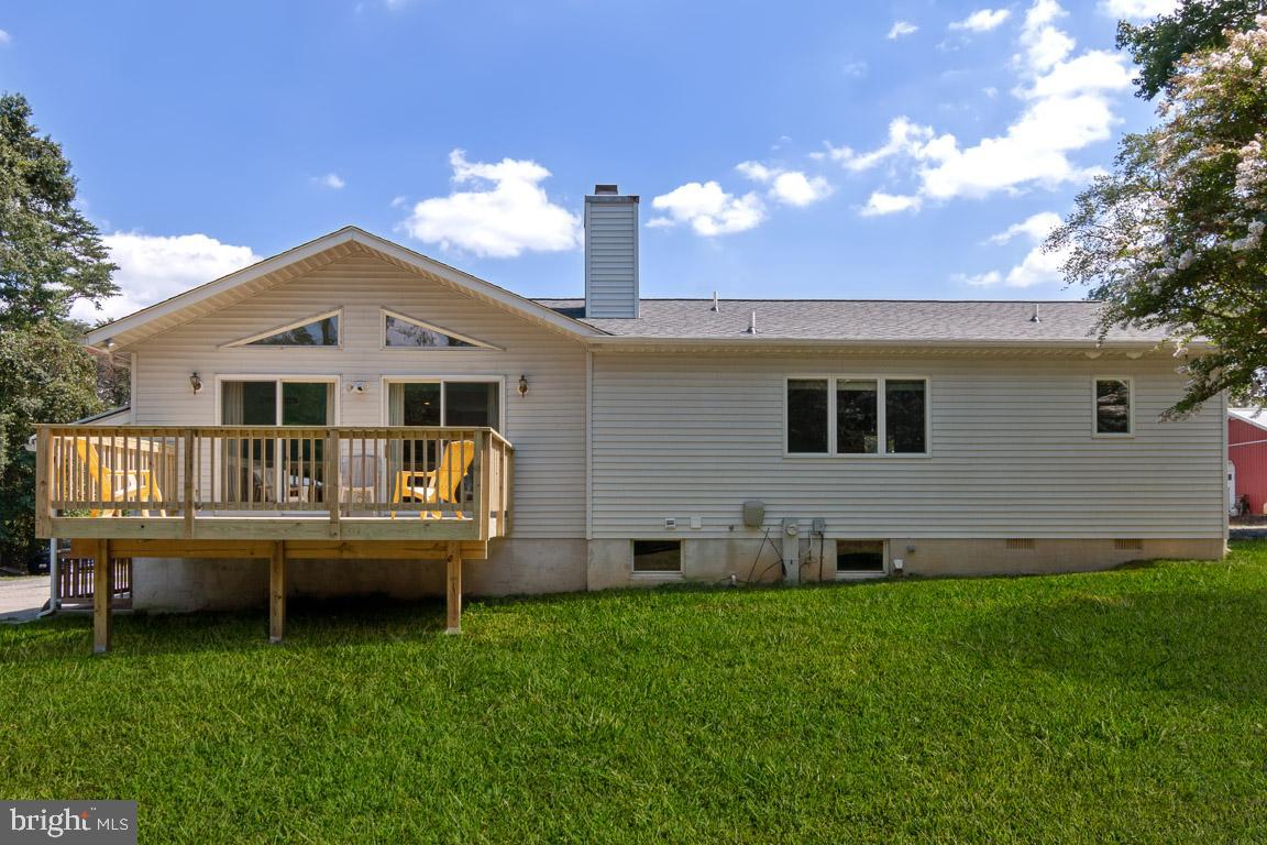 Rear View with new 16 x 12 Deck