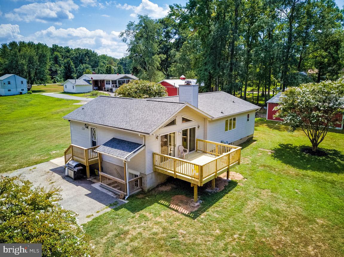 Aerial of Side of Home