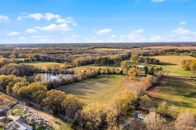 a view of an ocean with city