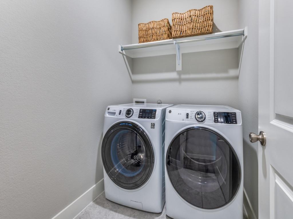 2724 Eccleston Street Celina, TX 75009 - Photo 21 of 29 a utility room with dryer and washer