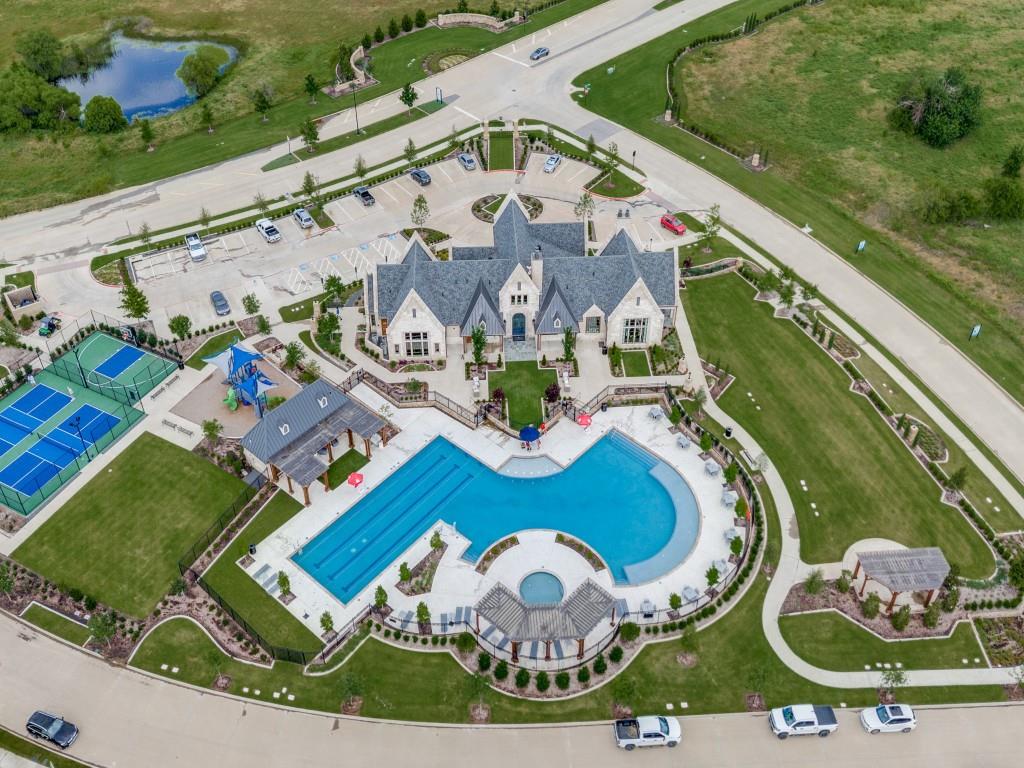 2724 Eccleston Street Celina, TX 75009 - Photo 29 of 29 an aerial view of a house a yard and outdoor seating