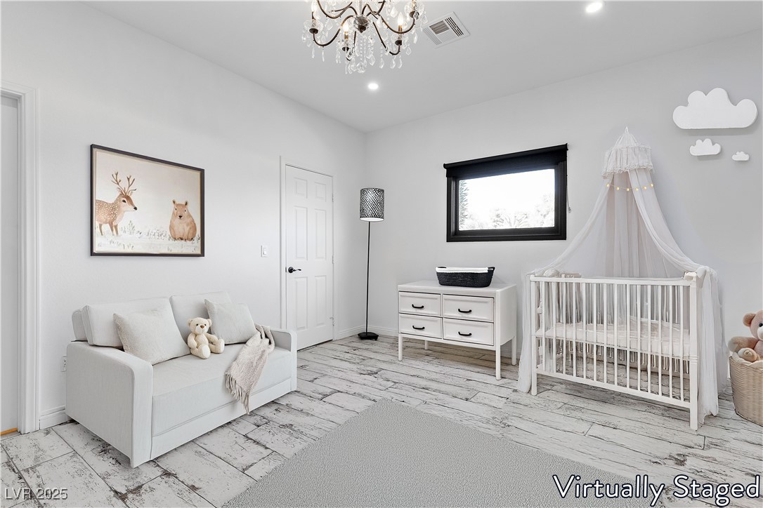 5555 West Desert Inn Road Las Vegas, NV 89146 - Photo 23 of 50 Virtually Staged- 3rd bedroom is connected to a full bathroom ensuite!