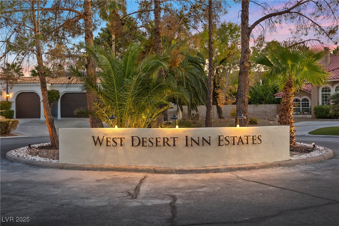 Perfectly situated in the exclusive West Desert Inn Estates.