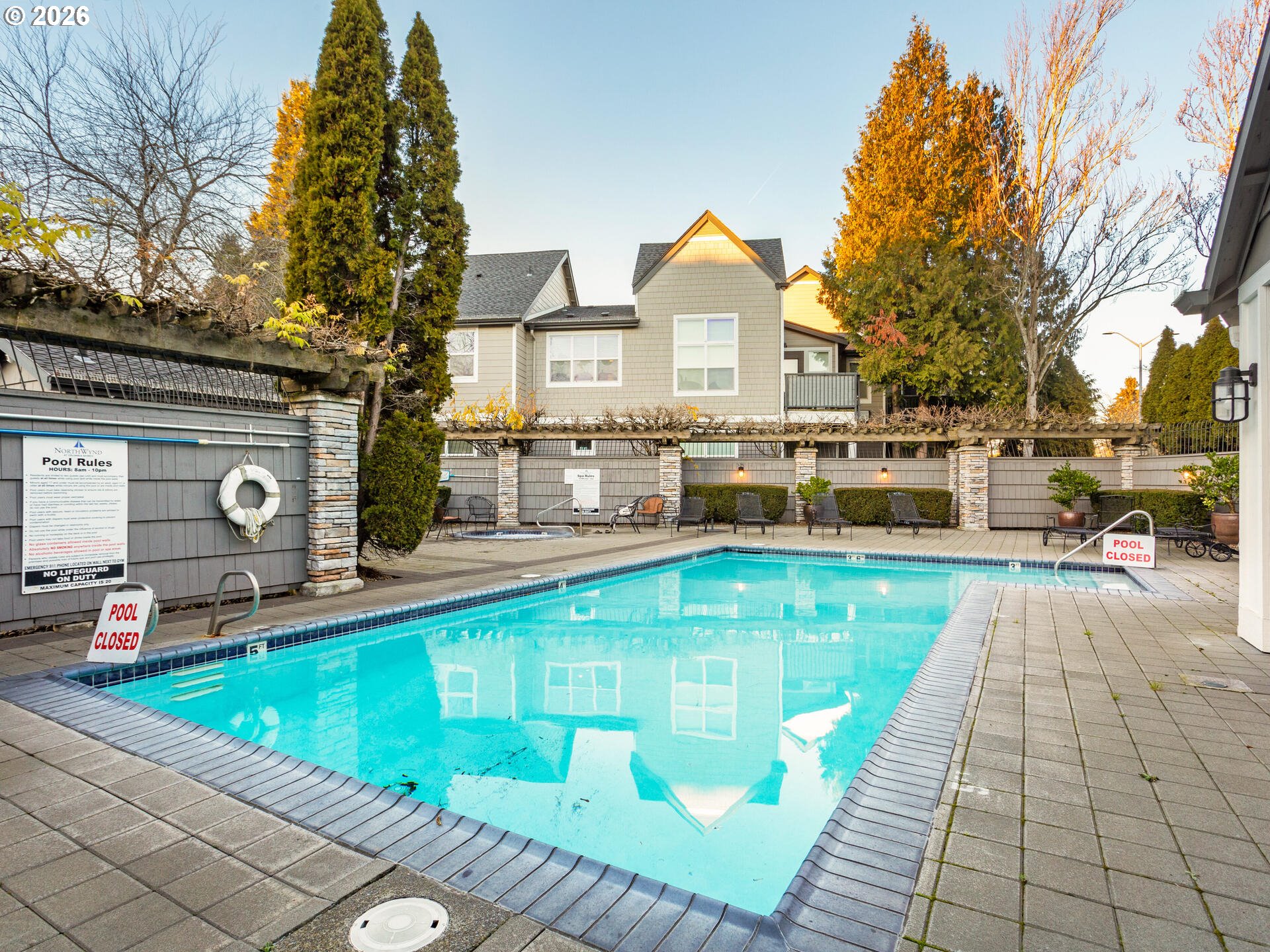 758 Southeast Fairwinds Loop Vancouver, WA 98661 - Photo 22 of 30 a view of a swimming pool with a lounge chairs