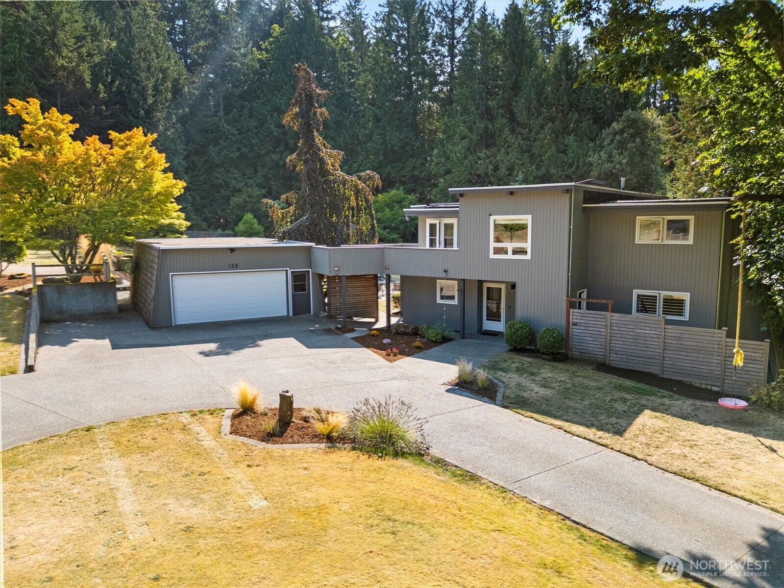 123 Hiline Road Bellingham, WA 98229 - Photo 32 of 40 a view of a house with a yard