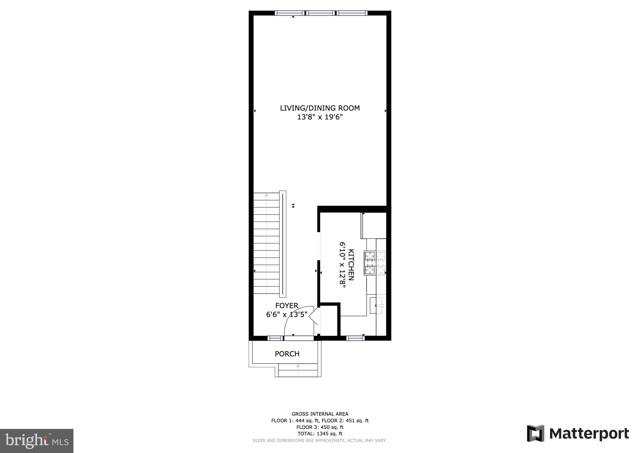 257 G Street Southwest, Unit 110 Washington, DC 20024 - Photo 31 of 33 Main level floorplan