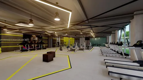 a view of a garage with chairs