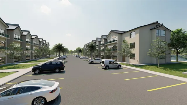 a view of a cars parked in front of a house