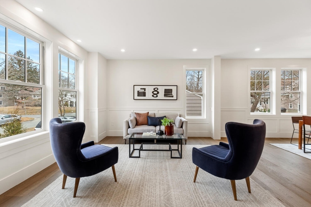 16 Estabrook Road Lexington, MA 02421 - Photo 4 of 38 a living room with furniture and a large window