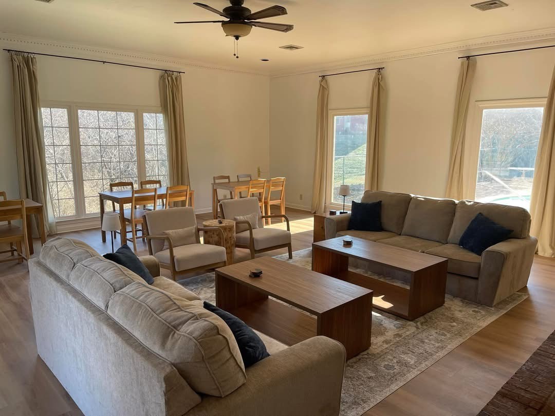 741 Fox Ridge Drive Brentwood, TN 37027 - Photo 36 of 38 a living room with furniture and a large window