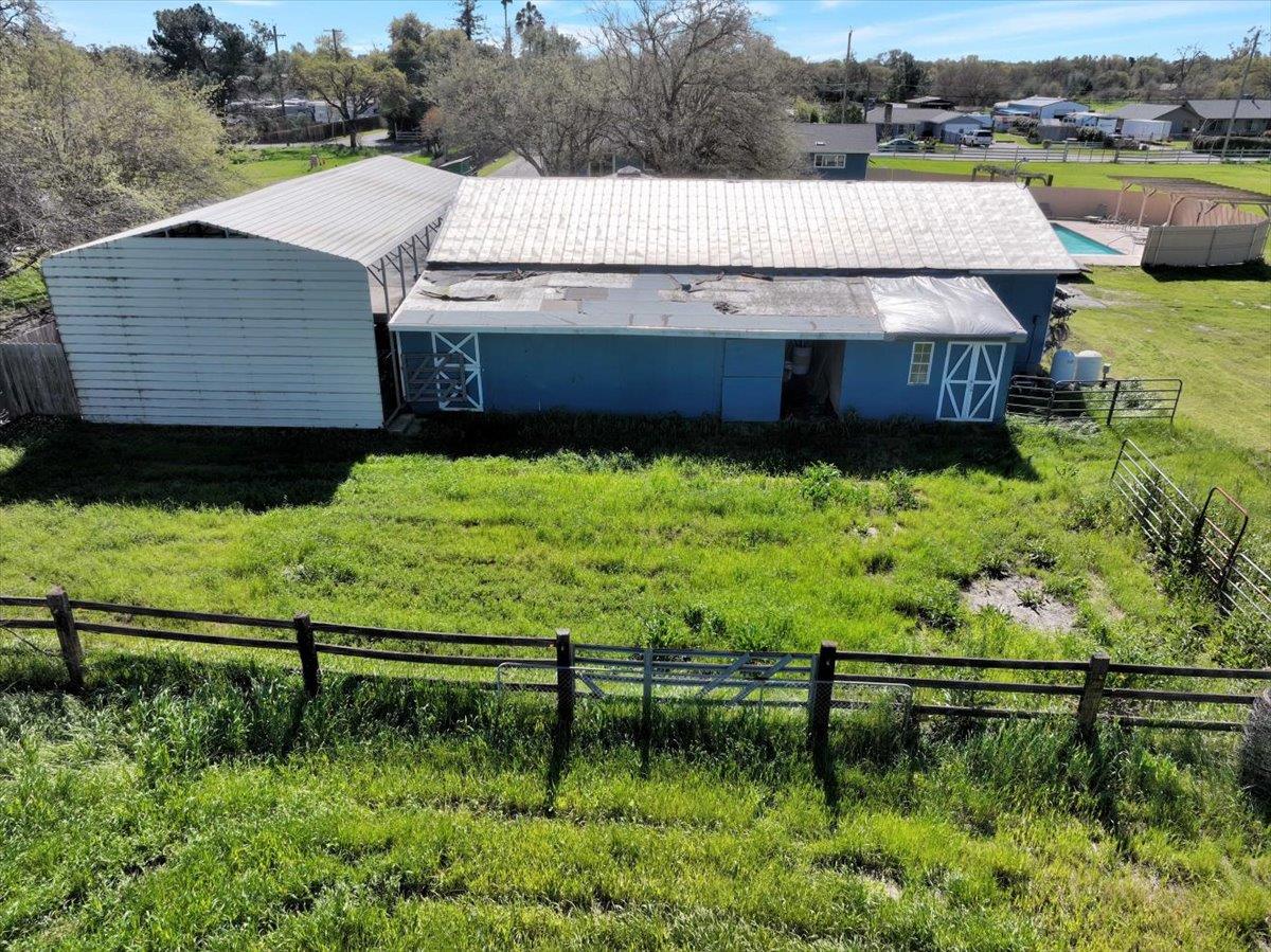 1741 U Street Elverta, CA 95626 - Photo 15 of 33 a aerial view of a house with a yard