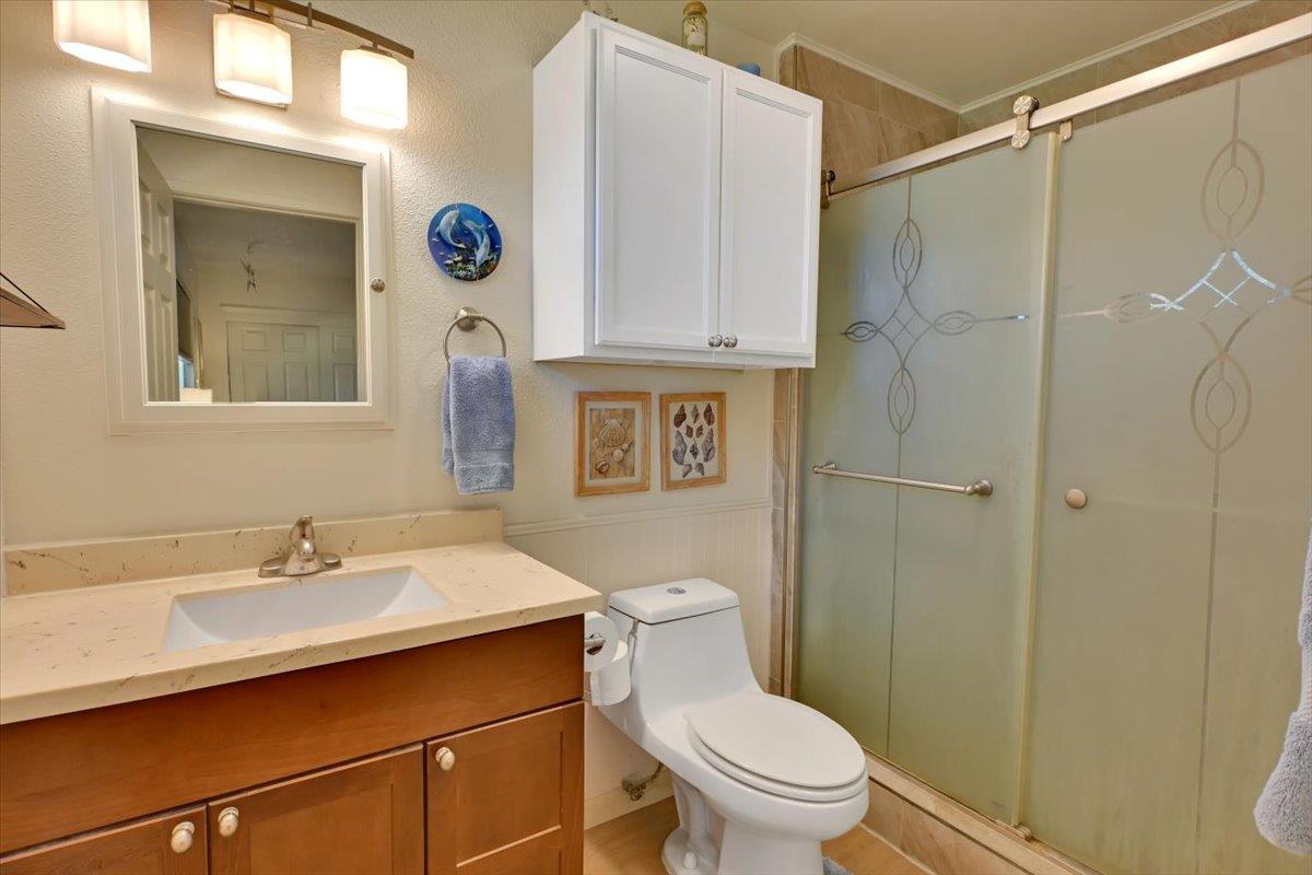 1741 U Street Elverta, CA 95626 - Photo 27 of 33 a bathroom with a sink a toilet and shower