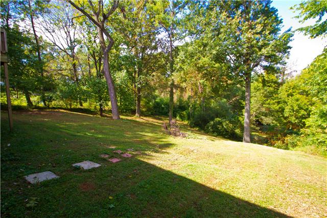 Beautiful Tree Lined Back Yard