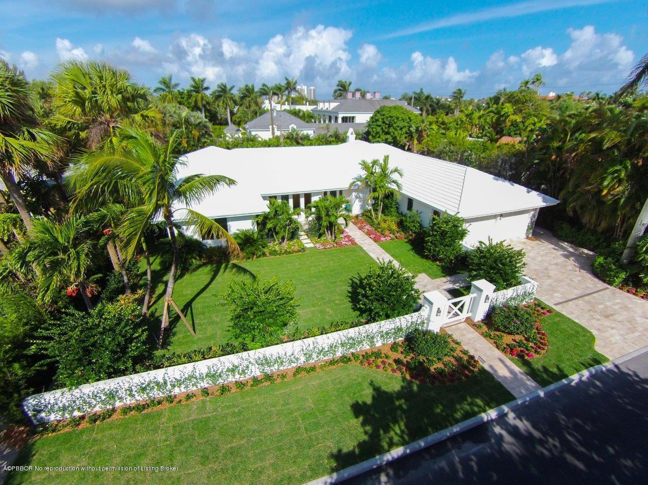 211 Caribbean Road Palm Beach, FL 33480 - Photo 22 of 24 Aerial Front