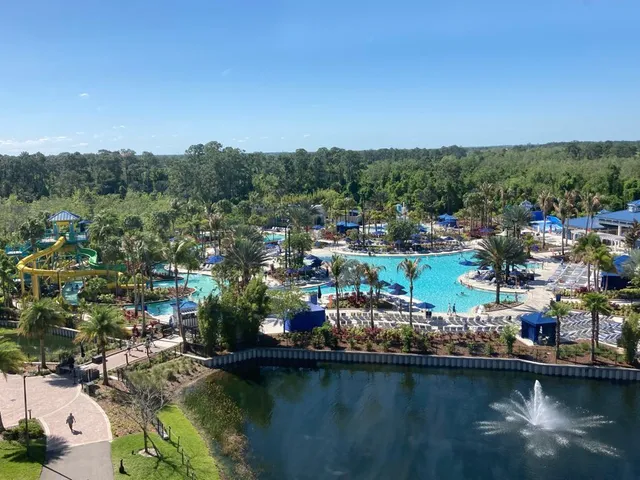 a view of a city with tall buildings