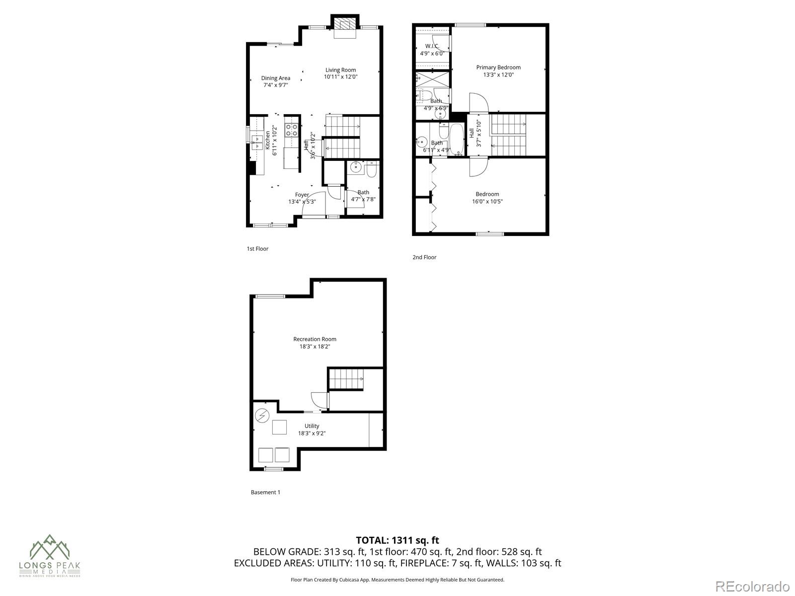 8782 Carr Loop Arvada, CO 80005 - Photo 20 of 23 a picture of a floor plan