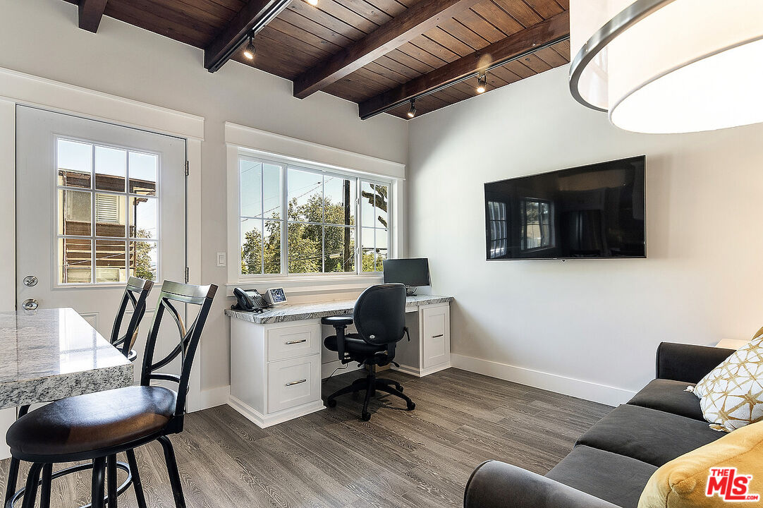 3908-a Las Flores Canyon Road Malibu, CA 90265 - Photo 41 of 60 a view of a livingroom with workspace and a window