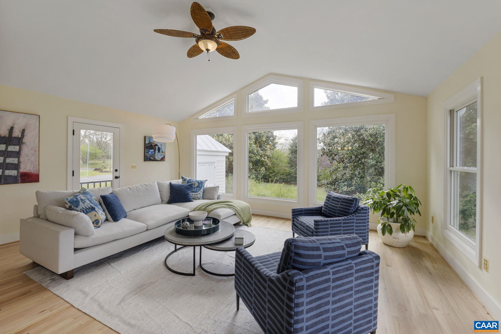 570 Rodes Drive Charlottesville, VA 22903 - Photo 25 of 75 a living room with furniture and a large window
