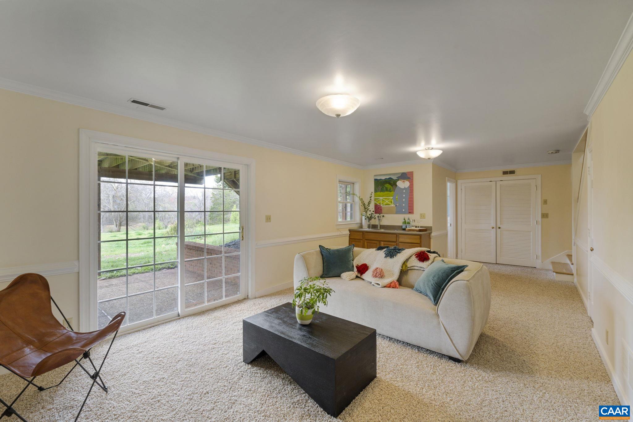570 Rodes Drive Charlottesville, VA 22903 - Photo 40 of 75 a living room with furniture and a potted plant