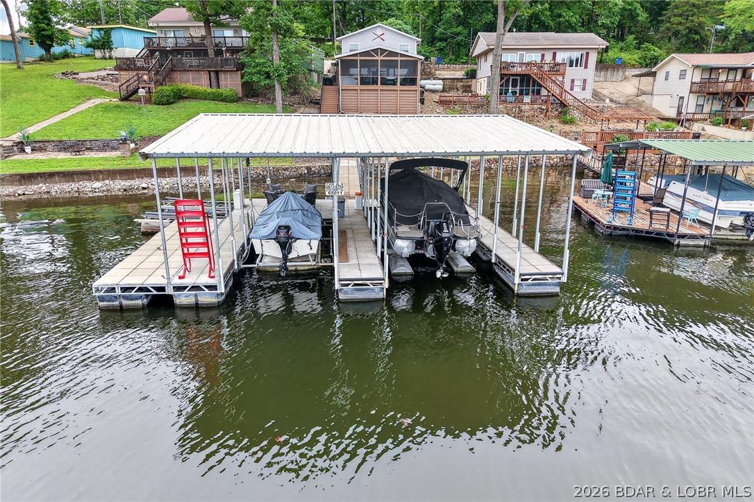 27523 Shorty Road Barnett, MO 65011 - Photo 40 of 60 Aerial lakeside view