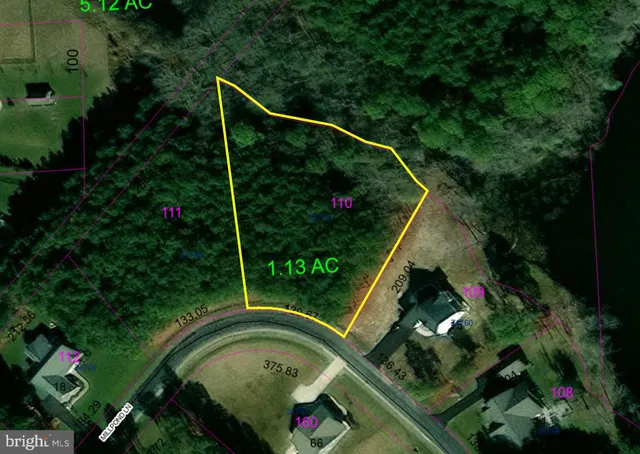 an aerial view of garden