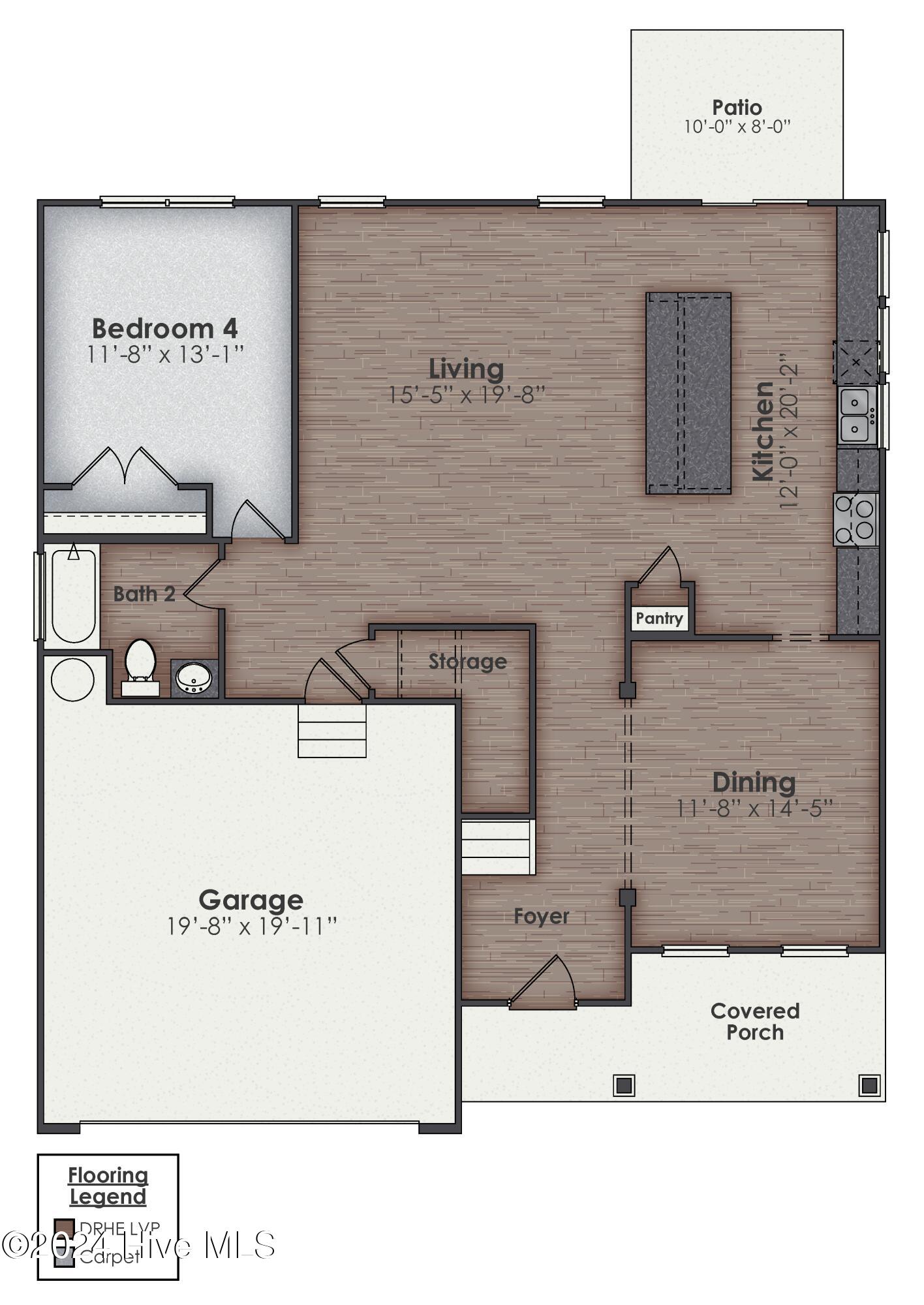 220 Surfside Lndg Boulevard, Unit LOT 9 Hubert, NC 28539 - Photo 3 of 49 Forrester1st Floor